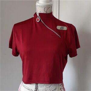 Hot Topic Narruto Crop Top size large EUC